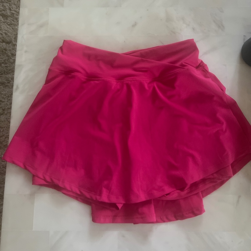 Mini Pink Golf Skort